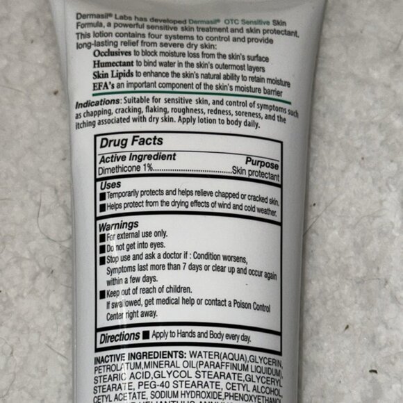 Dermasil Labs Sensitive Skin Lotion Lot of 5 -8 fl oz each - Picture 4 of 6